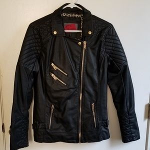 Faux Leather Jacket